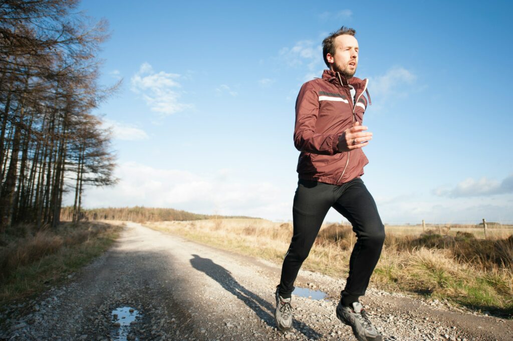 Running and exercise for stress